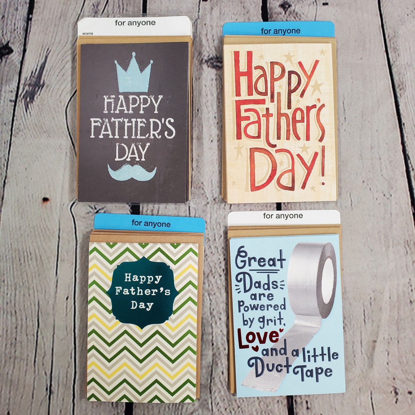 Lot Of 96 Fathers Day Cards Recycled Paper Greetings 23 Styles Mixed NEW