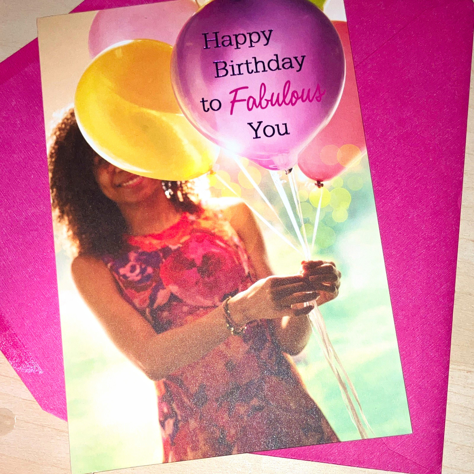 American Greetings Our Voices Birthday Card, Folded Multicolor, Envelope