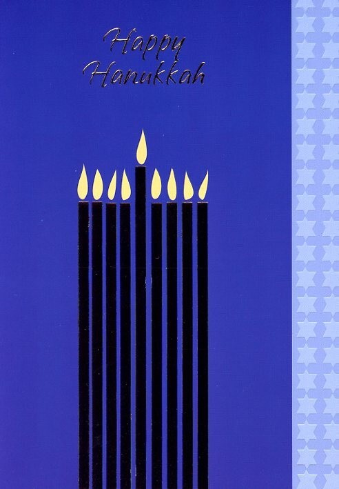 Happy Hanukkah- HANUKKAH GREETING CARD – 51709