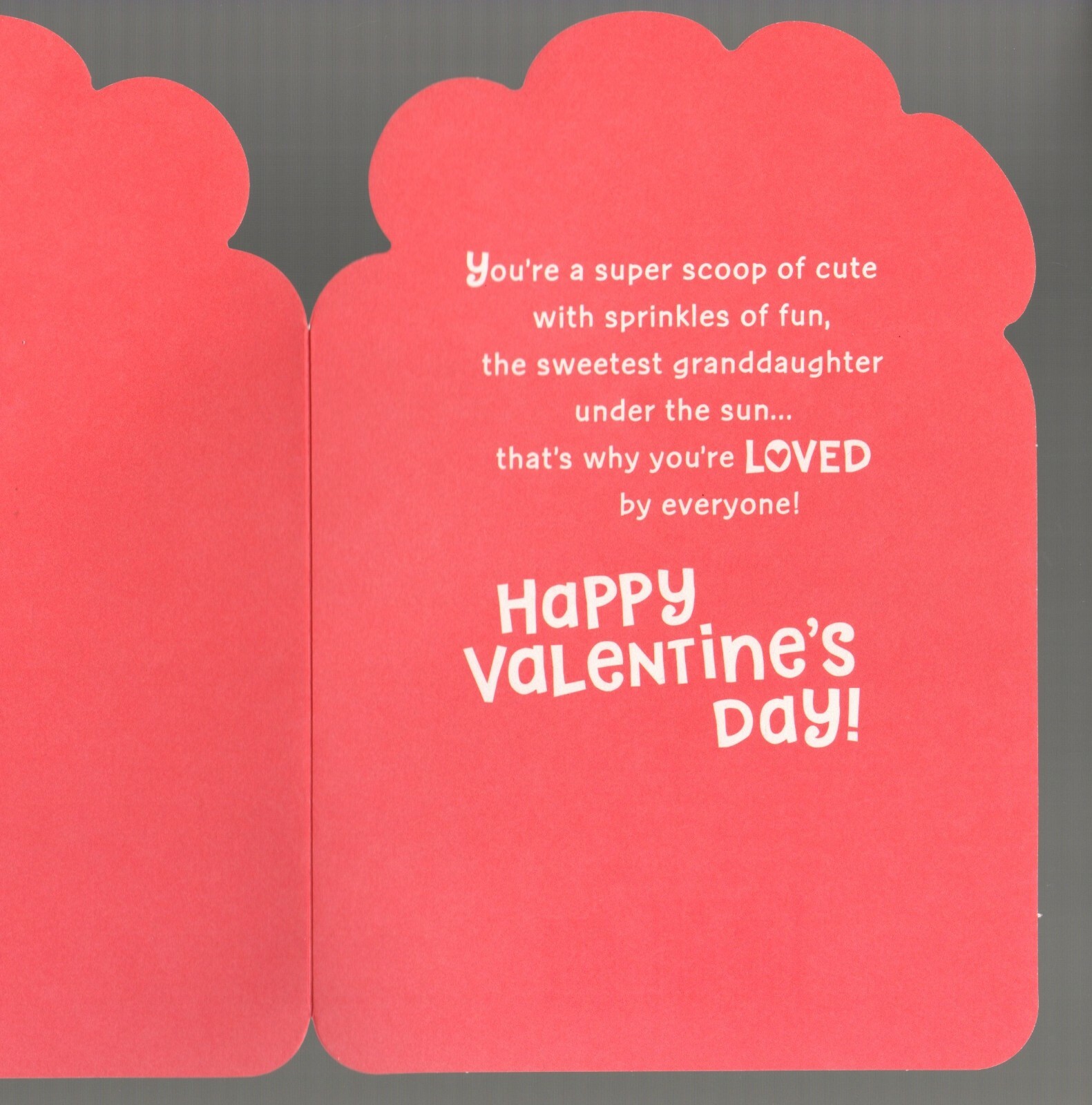 Valentine’s Day Greeting Card for Granddaughter, You’re a Treat, Hallmark Hearts