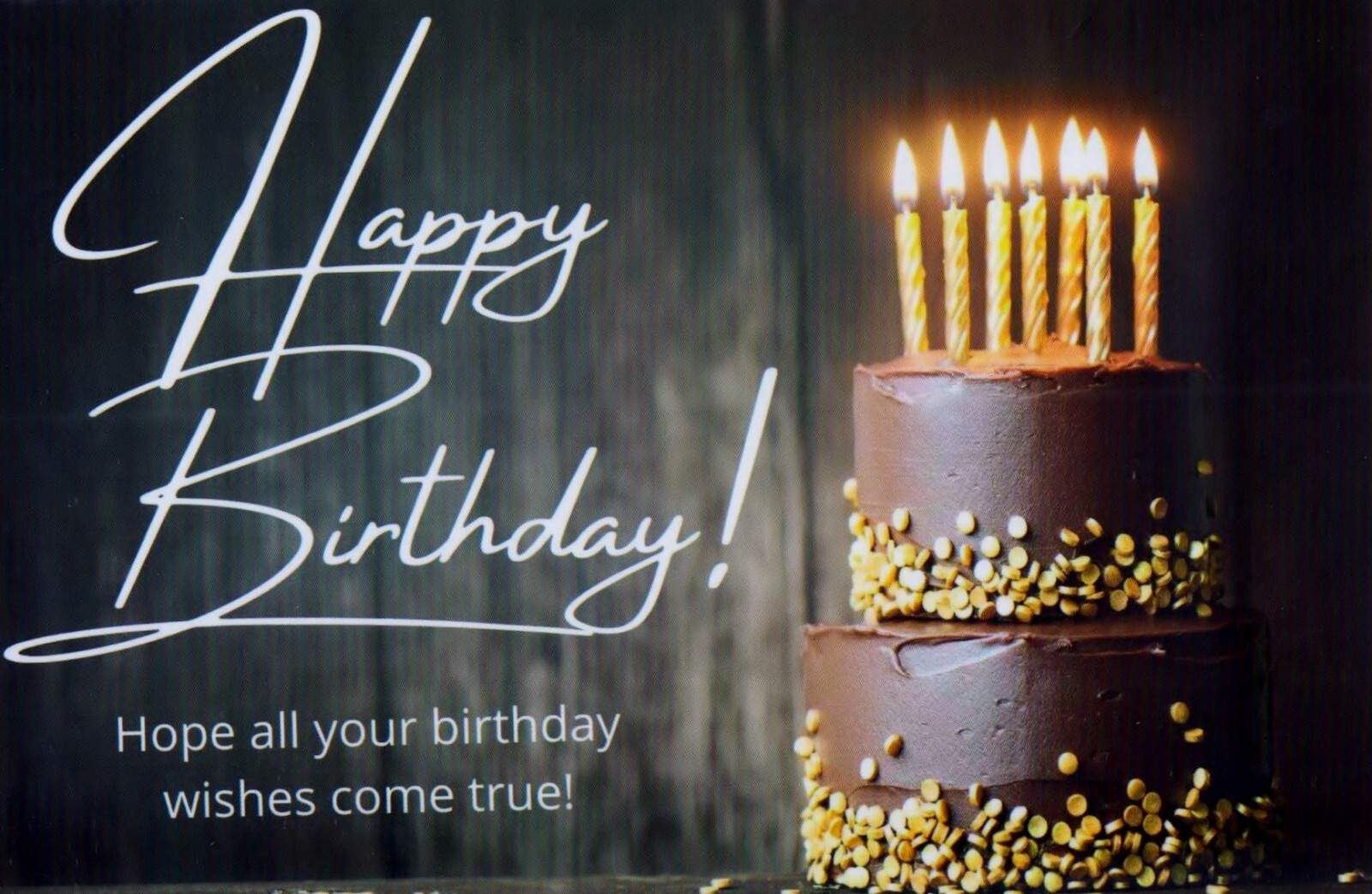 Birthday Balloons Cupcakes Sparkle Candle 1 Card 1 Envelope Greeting Card