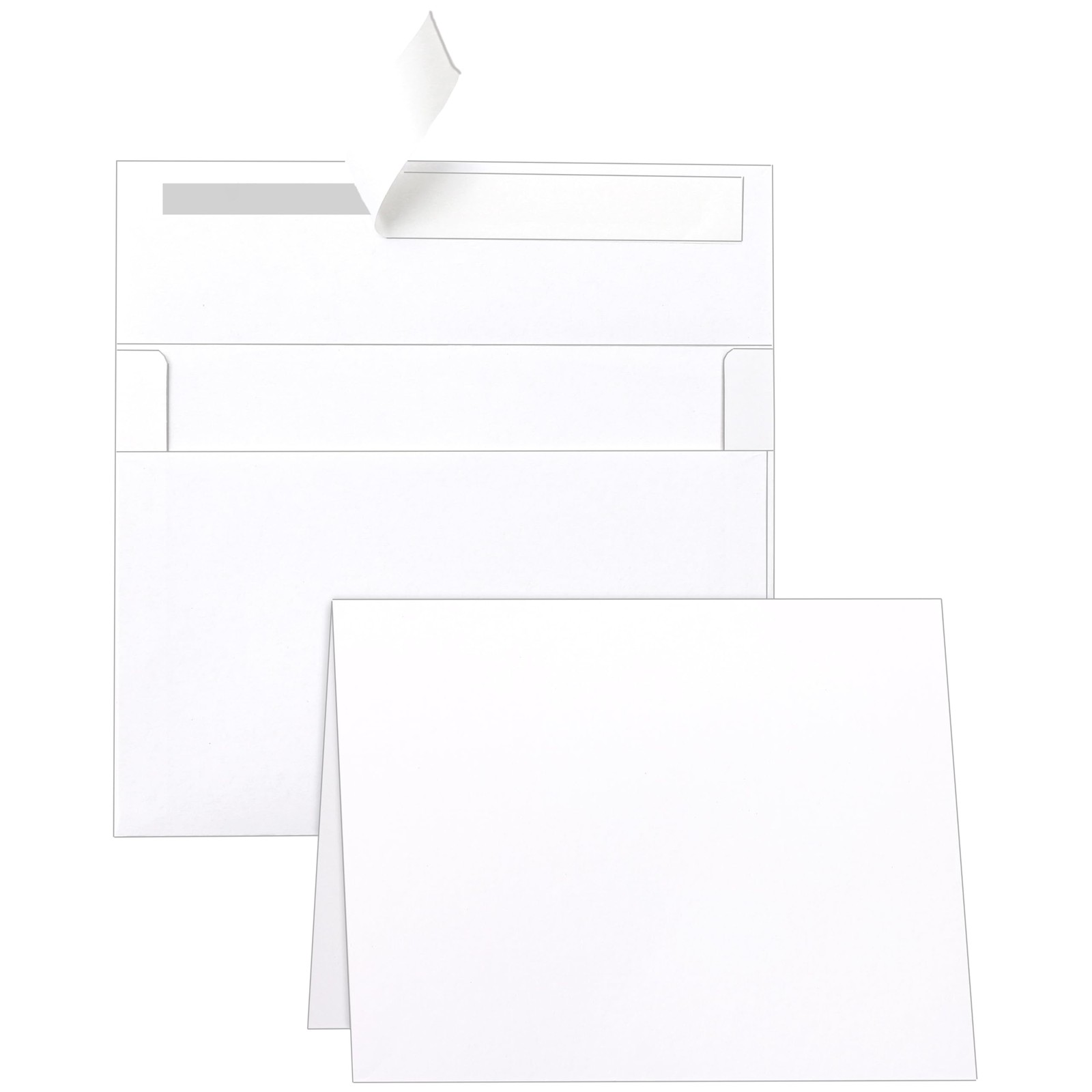 Silunkia 100 Packs White Blank Note Cards and 5 x 7 – 100 PCS,