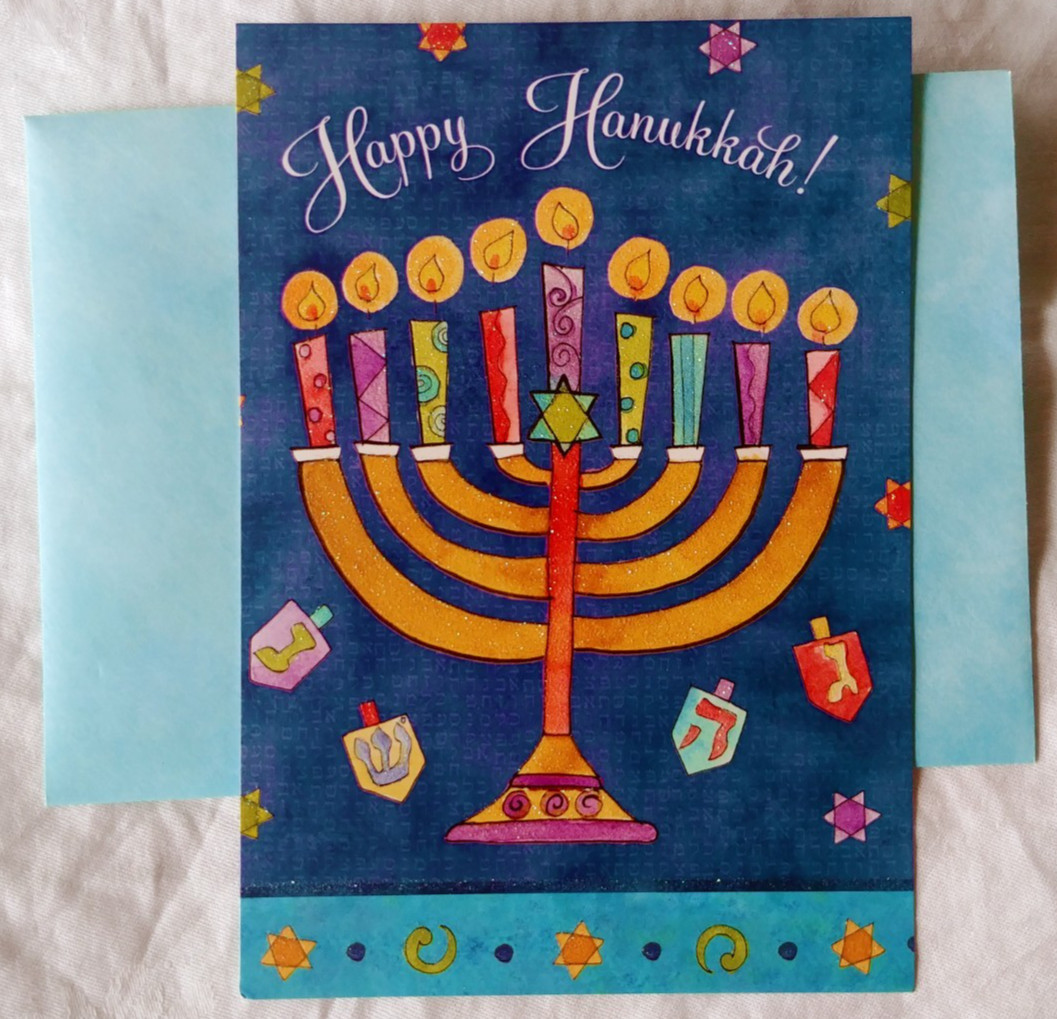 Jewish Collection, (4) Leanin’ Tree Occassion Greeting Cards, With (4) Envelopes