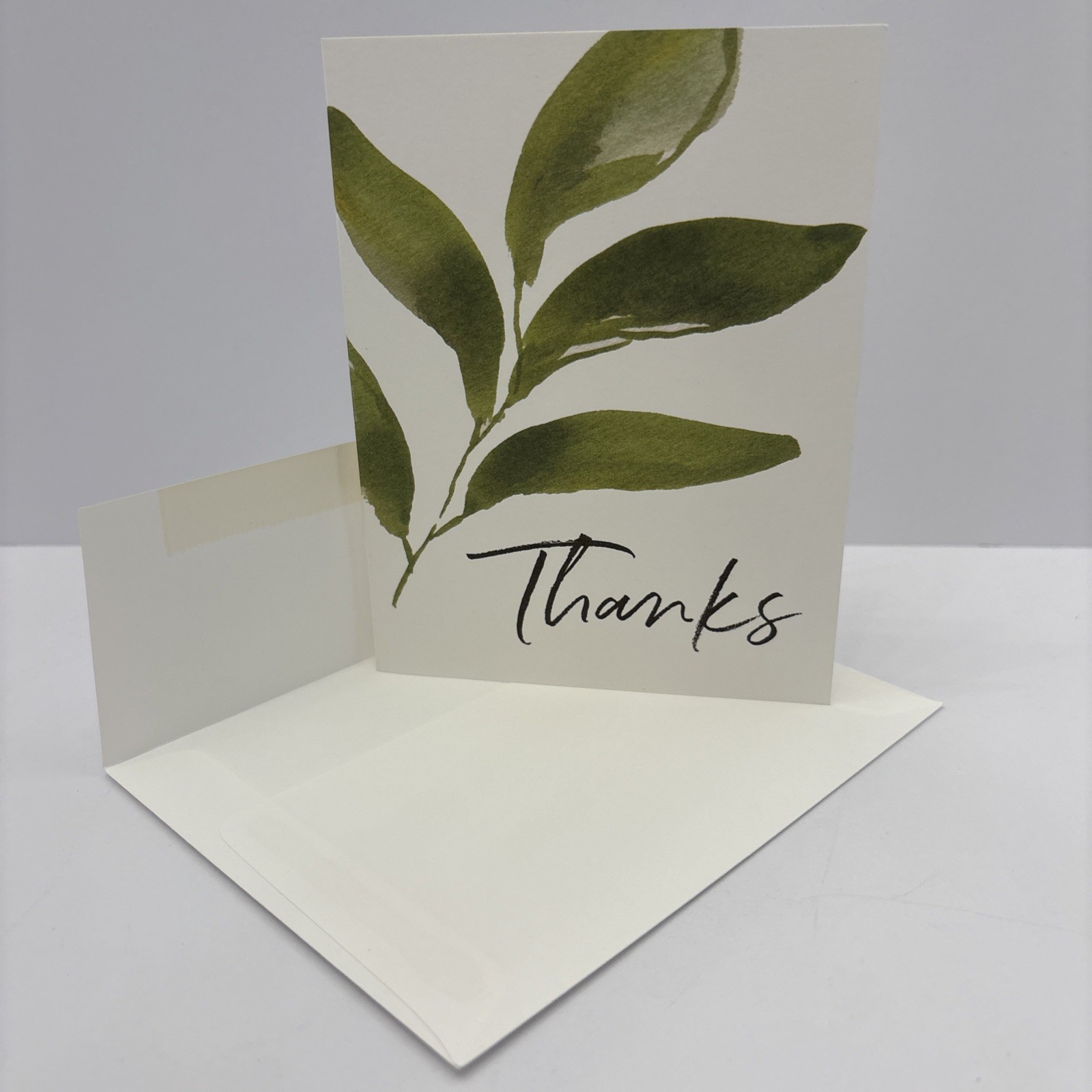 Paper Destiny Thanks Leaves Boxed Thank You Notes 12 Cards Made in USA New