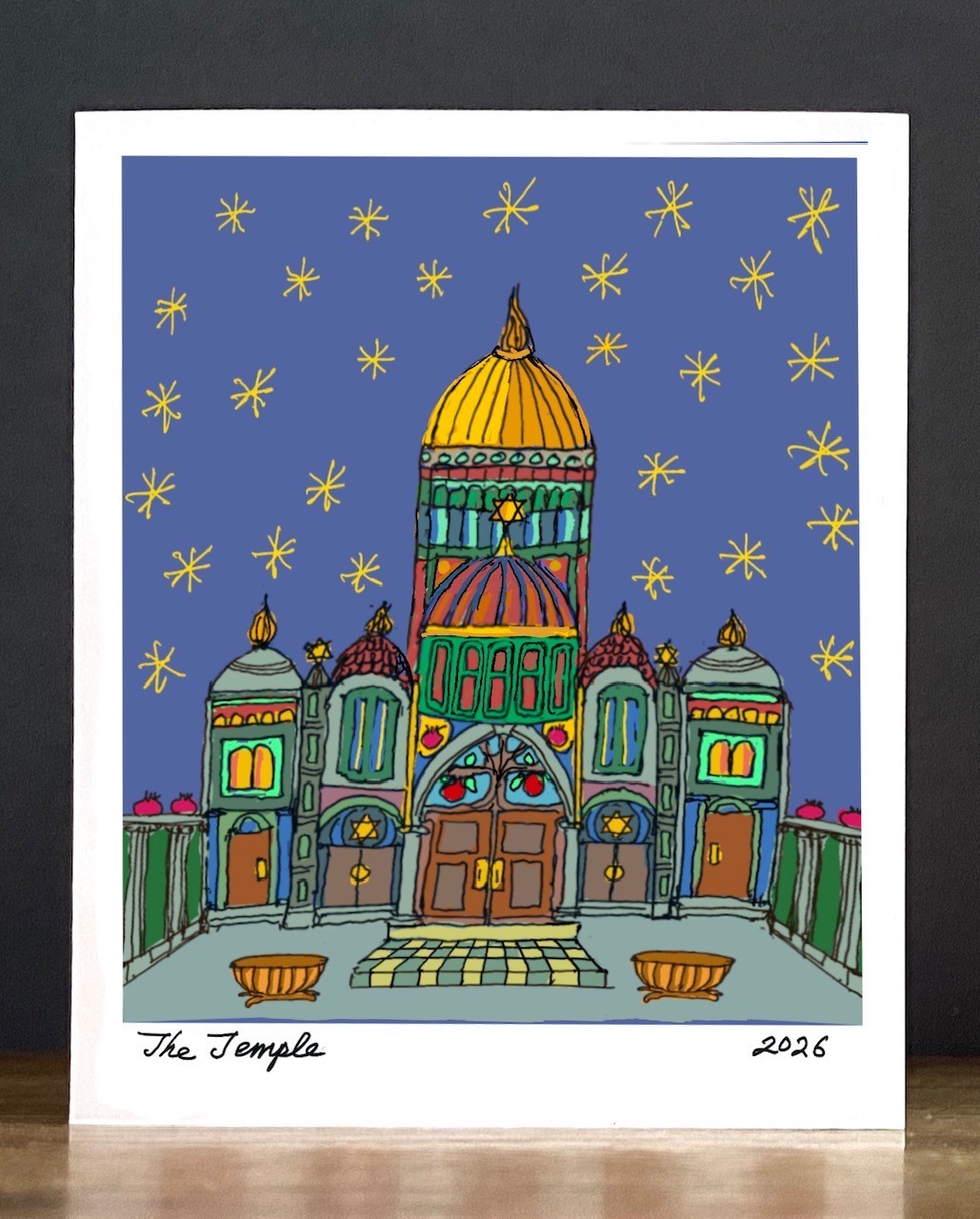 Jewish New Year’s Card: The Temple (2026)