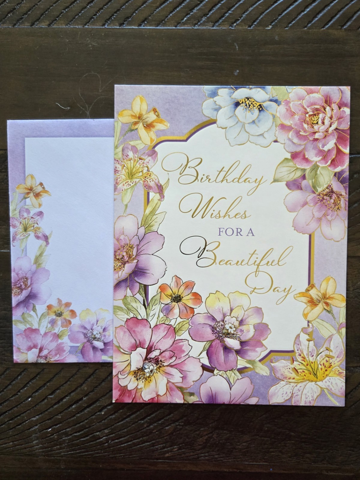 Unknown Brand Happy Birthday Card Little Things For Happier Days W/ Envelope