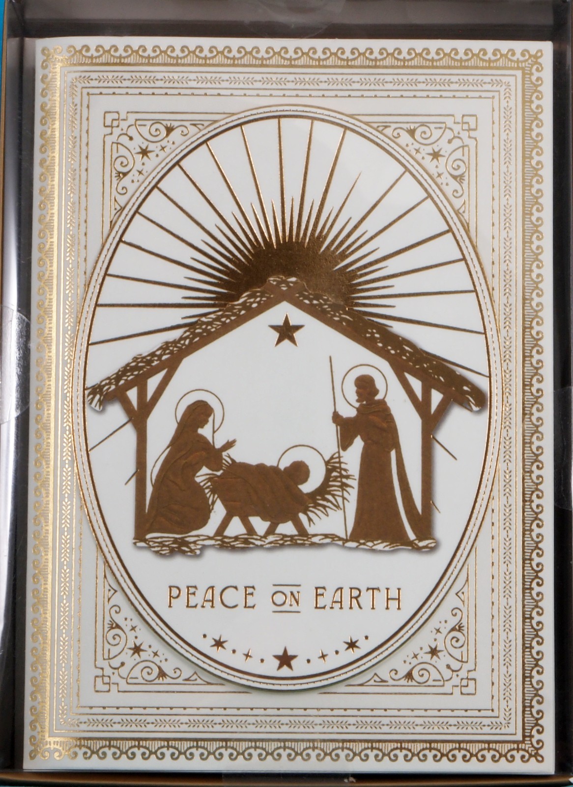 Anna Griffin Christmas Nativity Handmade 3D Embellished Cards Envelopes Box 10
