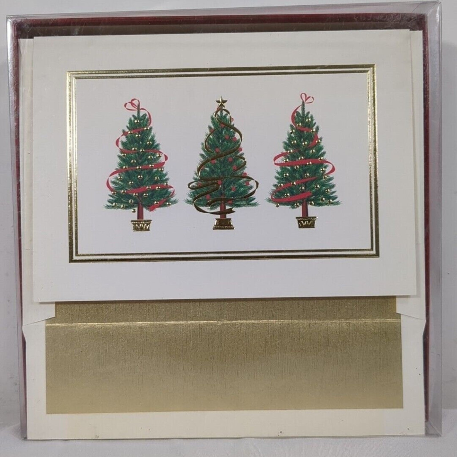 Century Greetings Christmas Tree Holiday 18 Cards Masterpiece Studios USA