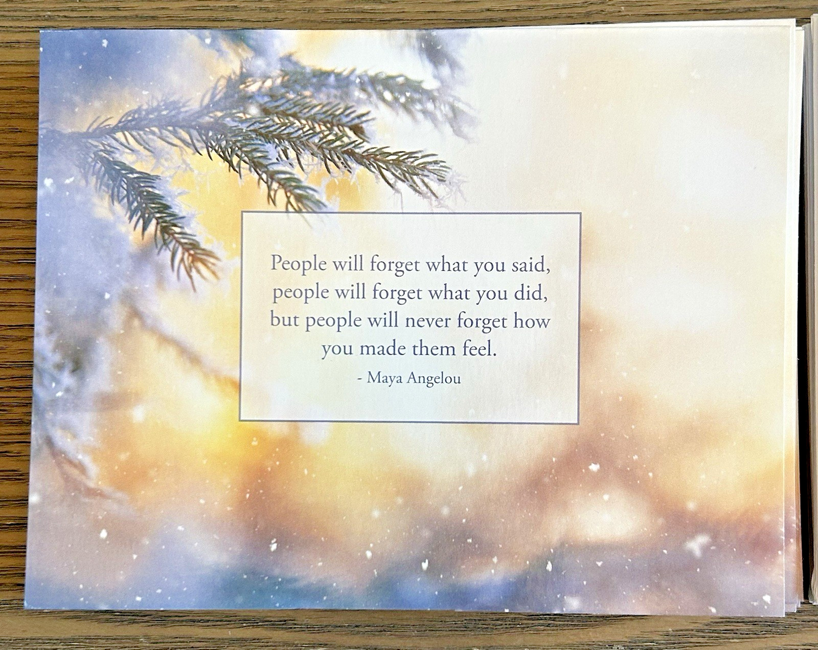 NEW People Will forget what you said 25 Blank Note Cards & Envelopes Buffini