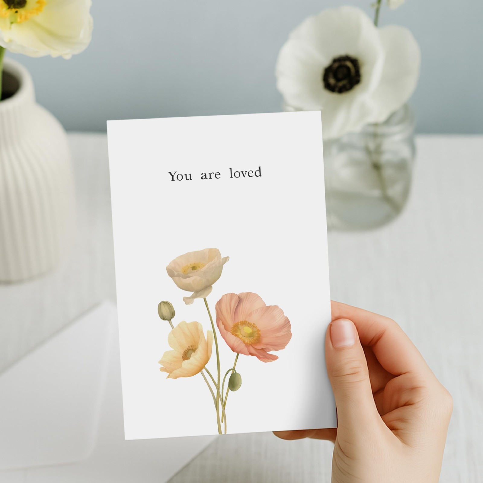 4×6 in Box of Sympathy Cards with Envelopes Thinking of you Card for Condolence