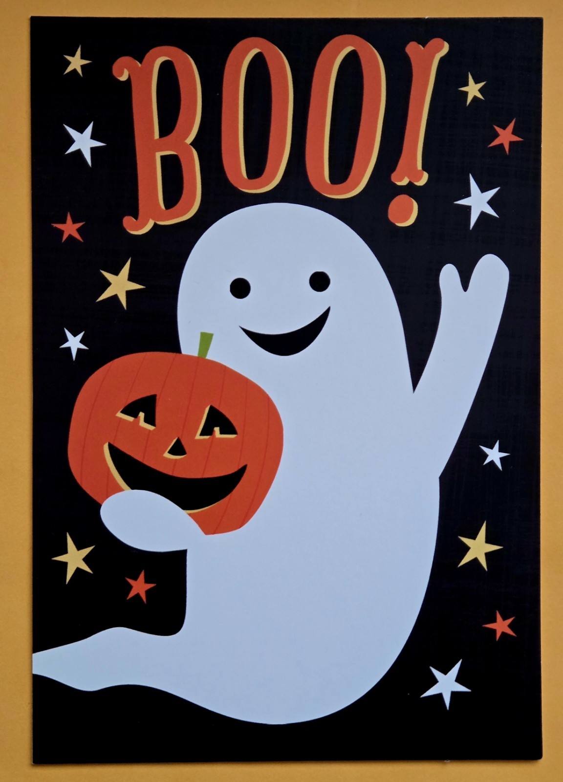 Happy Halloween Greeting Card (+ Envelope 4×6″).