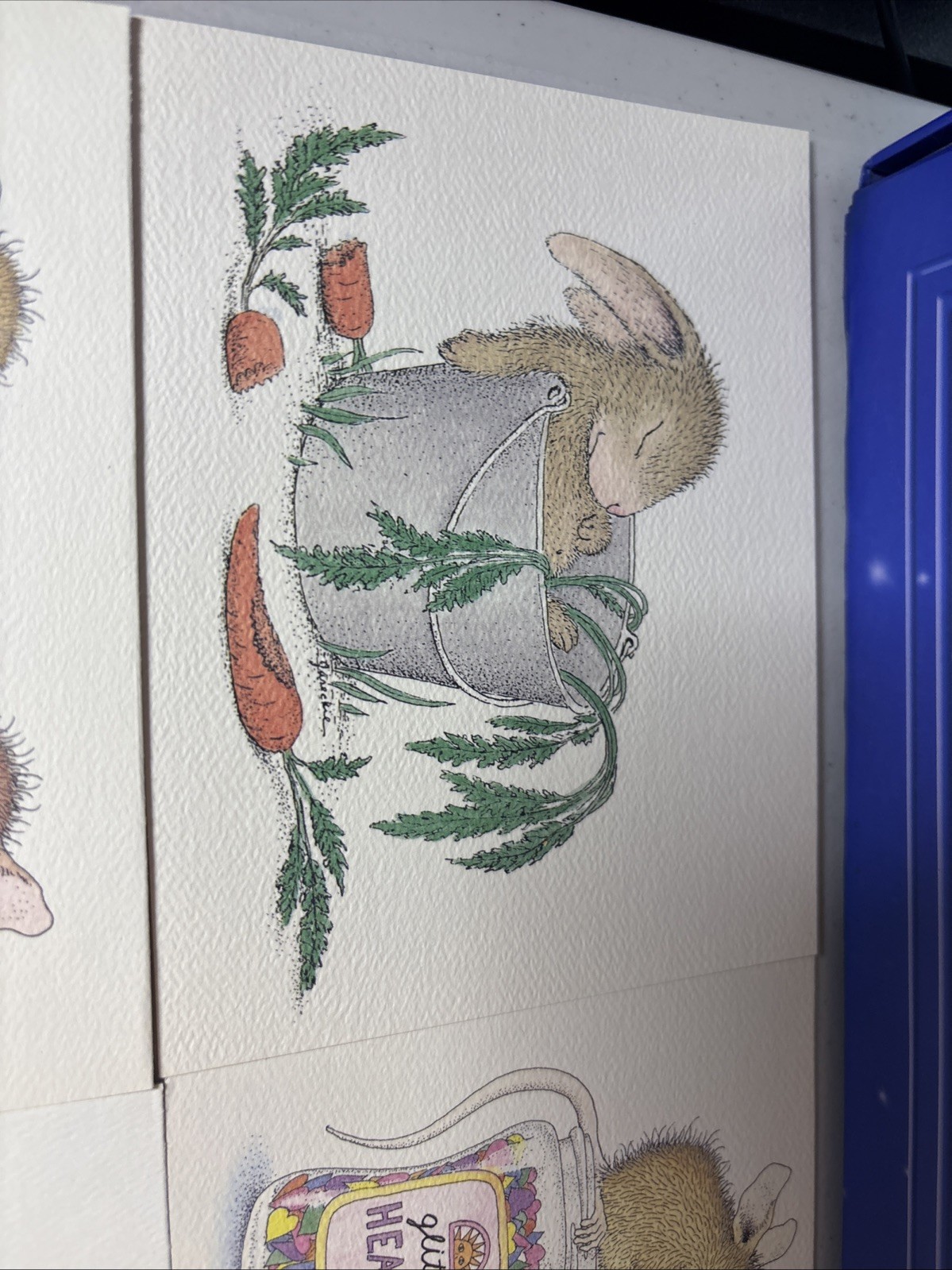 80-90s House Mouse Designs 12 Assorted Theme BLANK w/Envelopes TROLLS FOOD CUTE