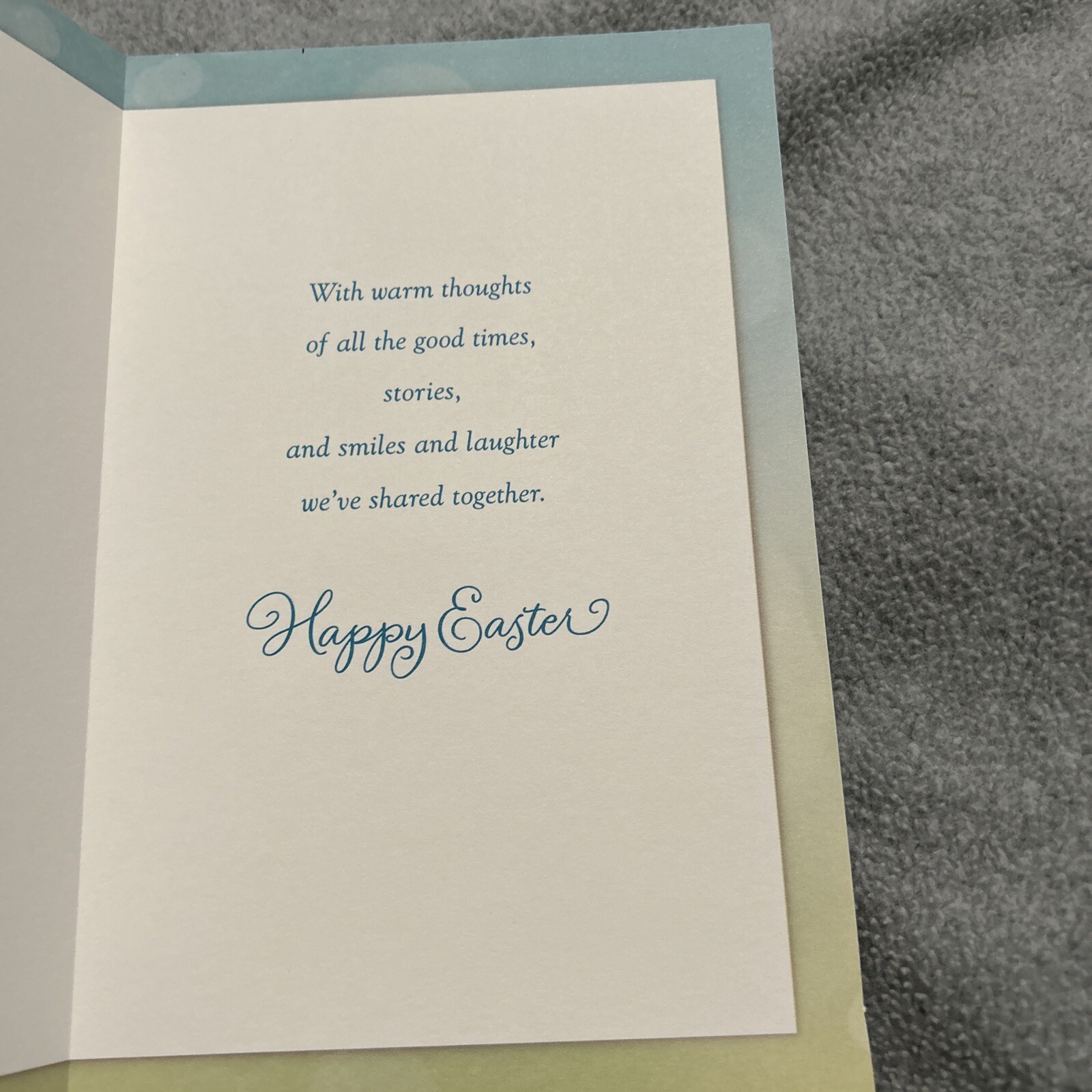 American Greetings Easter Card For Daughter And Son-in-law Retails $3.89.