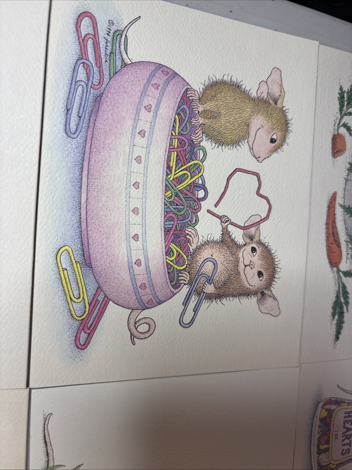 80-90s House Mouse Designs 12 Assorted Theme BLANK w/Envelopes TROLLS FOOD CUTE