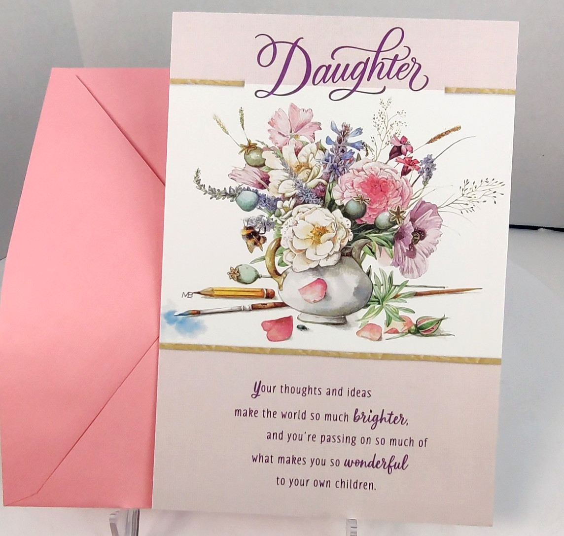 Hallmark Expressions Happy Mothers Day “Daughter Greeting Card w/envelope