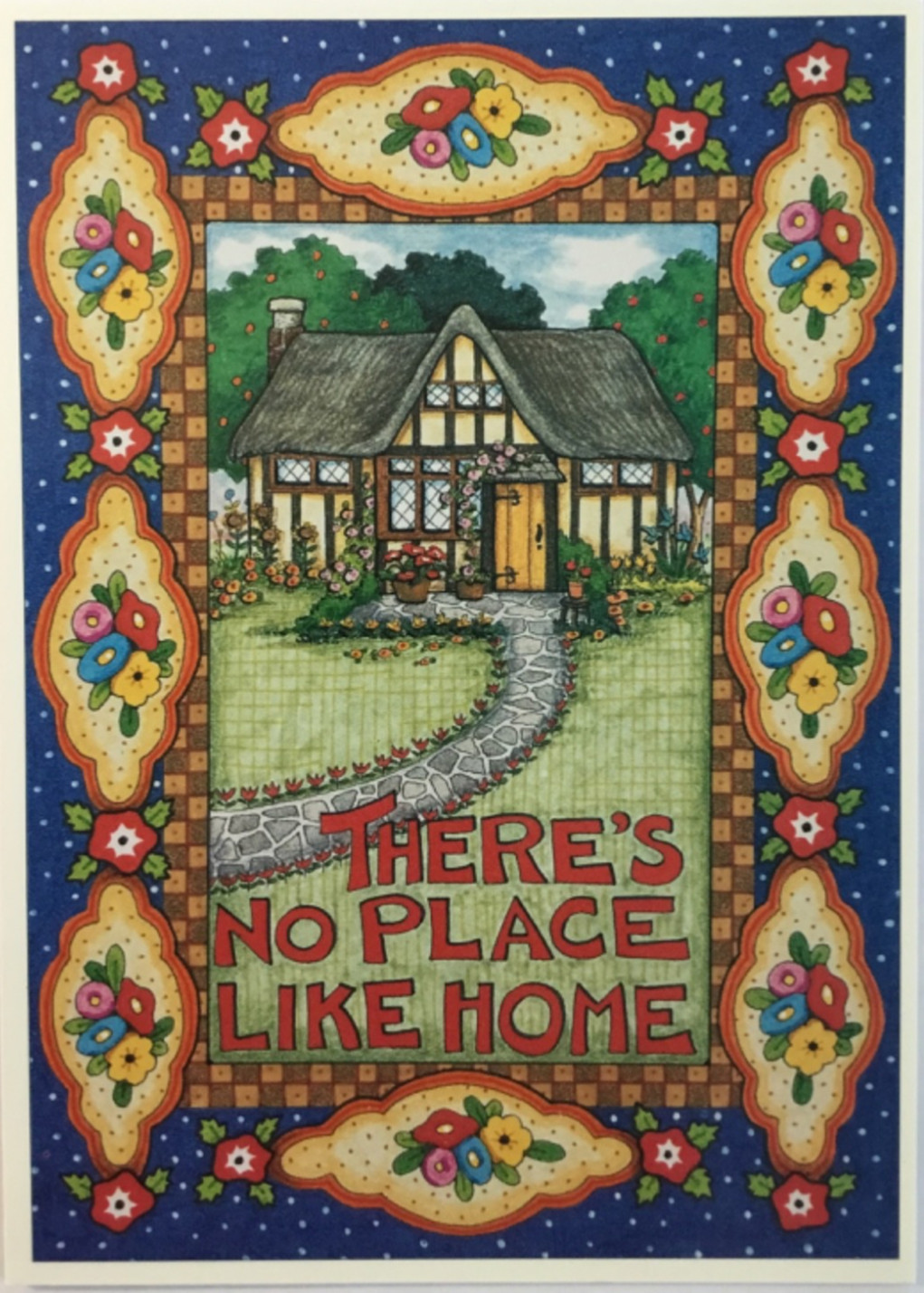 Sunrise- Mary Engelbreit- New Home- No Place Like Home– Vintage 1993