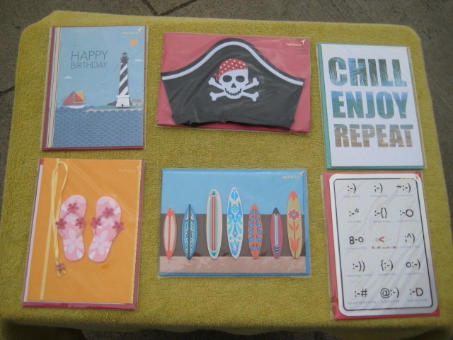 Lot of 6 PAPYRUS Birthday Cards new sealed # X
