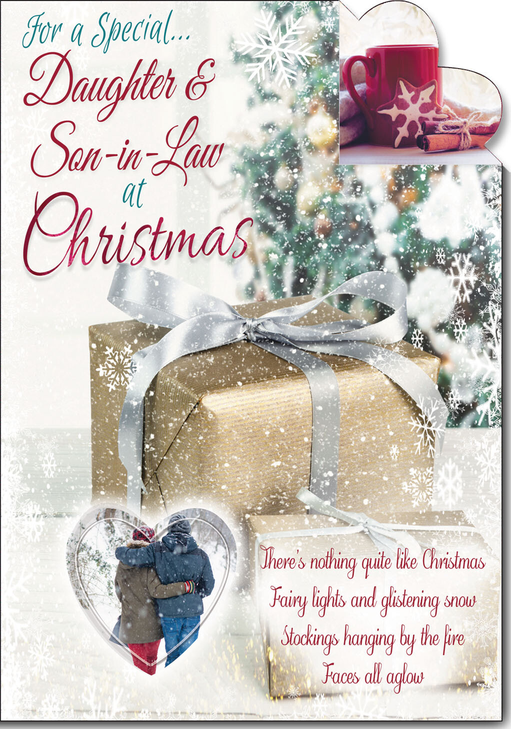 For A Special Daughter & Son In law Large Christmas Card CGCH11 Lovely Card