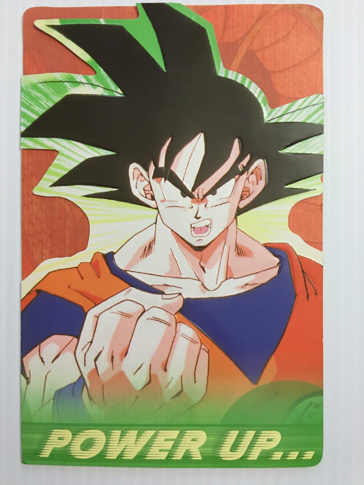 2001 Dragon Ball Z Birthday Card Goku – Birthday Card Anime Art Vintage