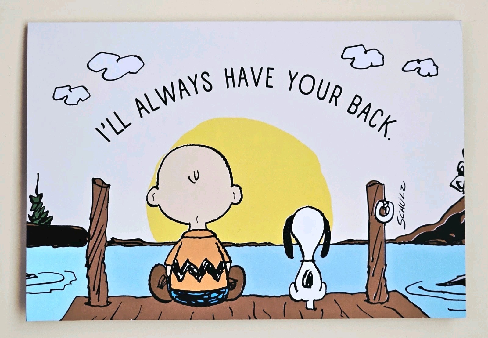 Peanuts “Snoopy & Charlie Brown”/ Greeting Card (+ Envelope)