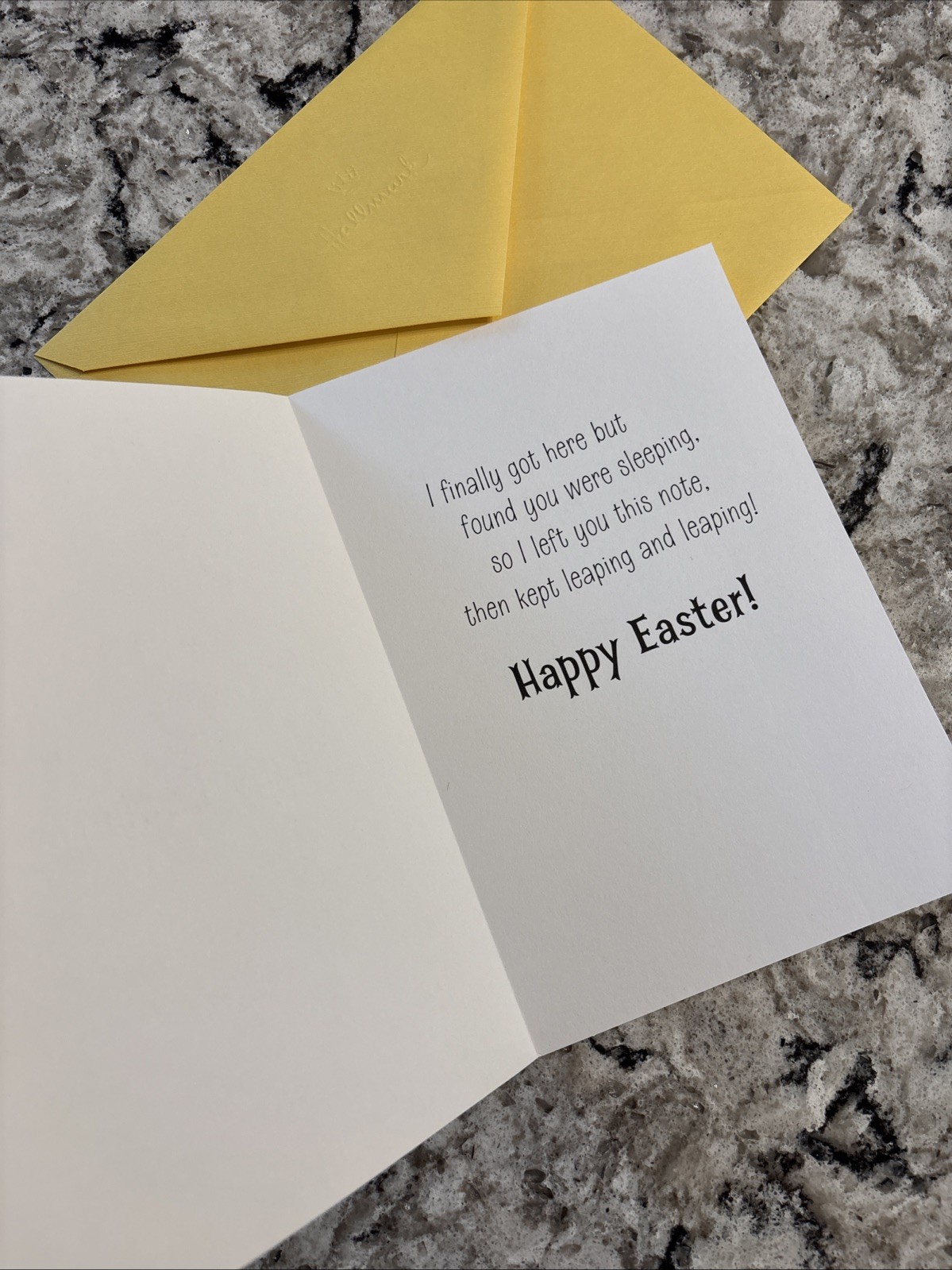From The Easter Bunny 🐣 5”x7” Hallmark Greeting Card