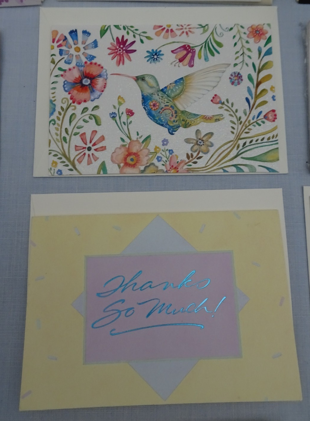 75+ Card LOT Most are Sympathy Thank You & General Thank You + 3 Gift Enclosure