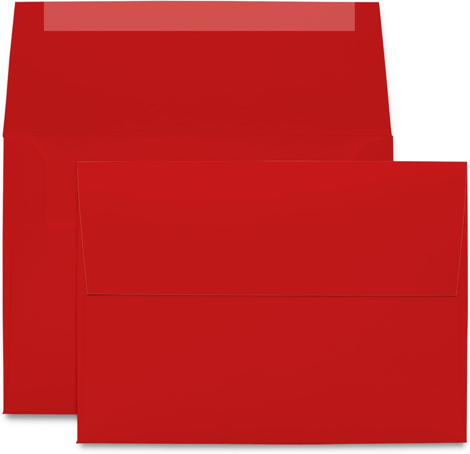 25 Pack Red 5X7 Envelopes – A7 Size 5.25 X 7.25 Inches – 70Lb Holiday Envelopes