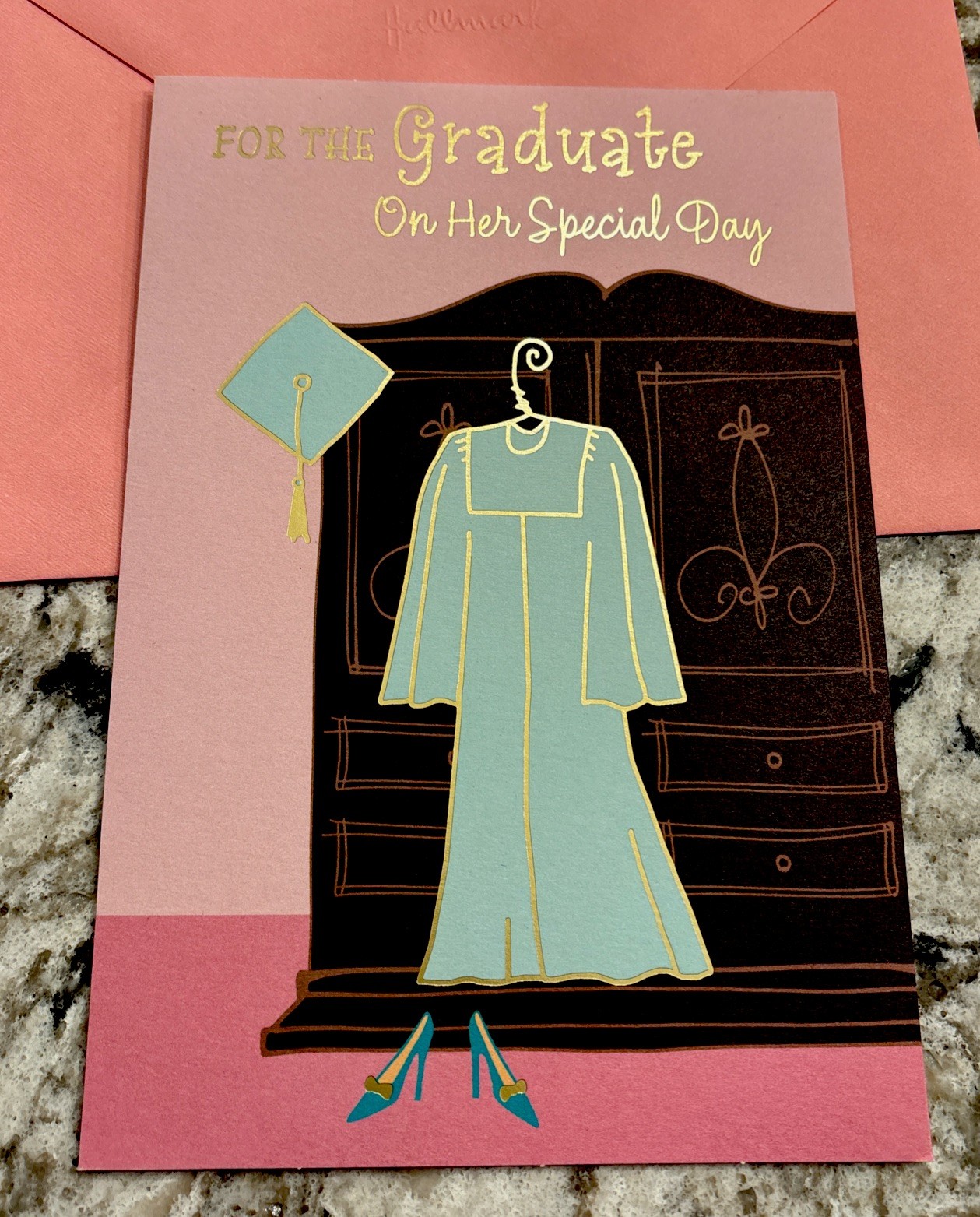Graduation On Her Special Day Graduate “ 5.5”x8” Hallmark Greeting Card