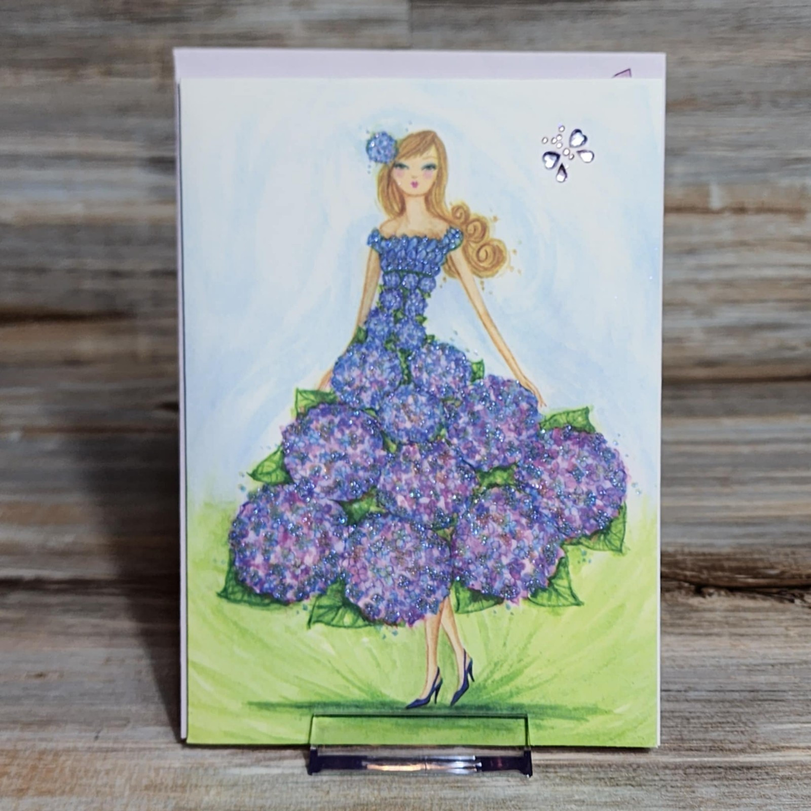 Bella Pilar Beaded Embelished Floral Dress Happy Mother’s Day CARD SEALED