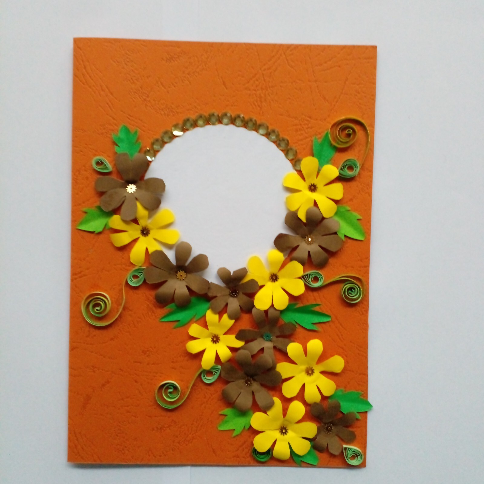 Sri Lanka Handmade Greeting Card New Year, B’Day, Wedding Wishes or Anniversary