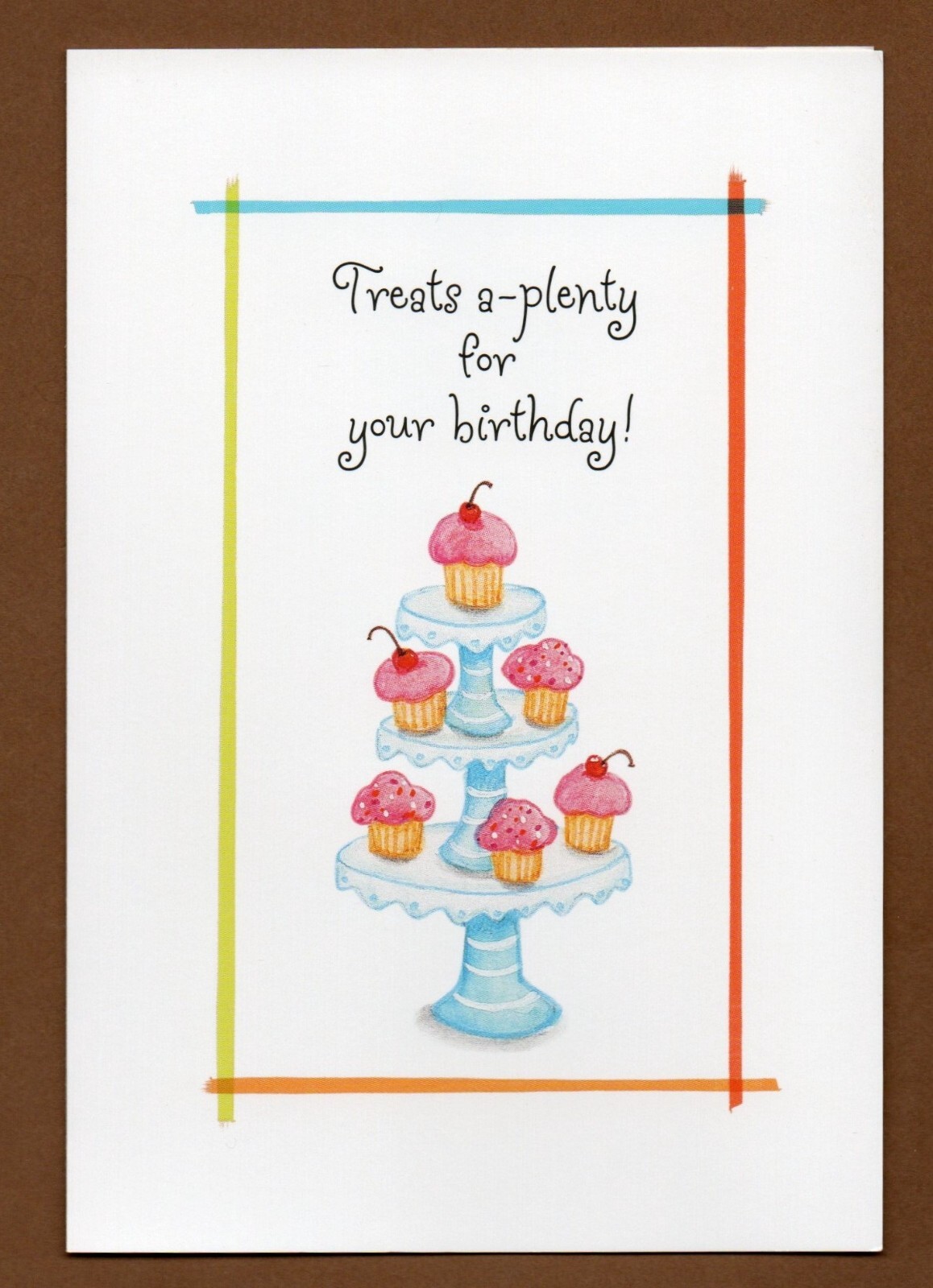 Set of 3 Current Inc. Birthday Greeting Cards/Notecards