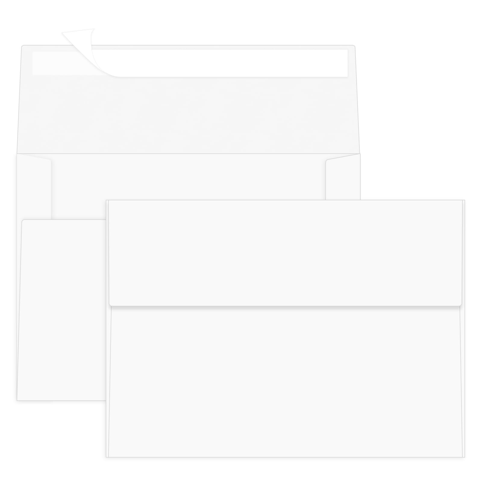 200 PCS White A7 Envelopes 5×7 Inch Card Invitation Wedding Party Baby Shower