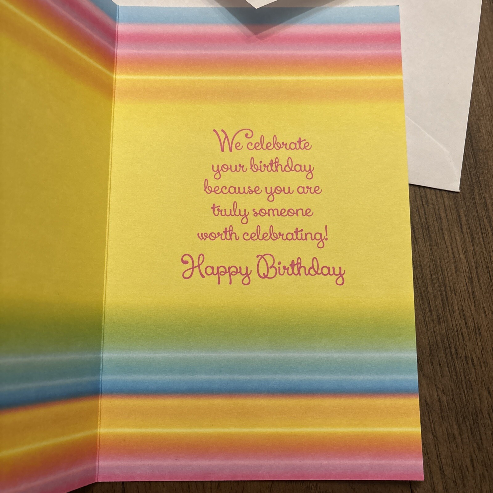 Birthday With Love Niece Colorful Cupcake 5’x7.75″ Stockwell Greeting Card