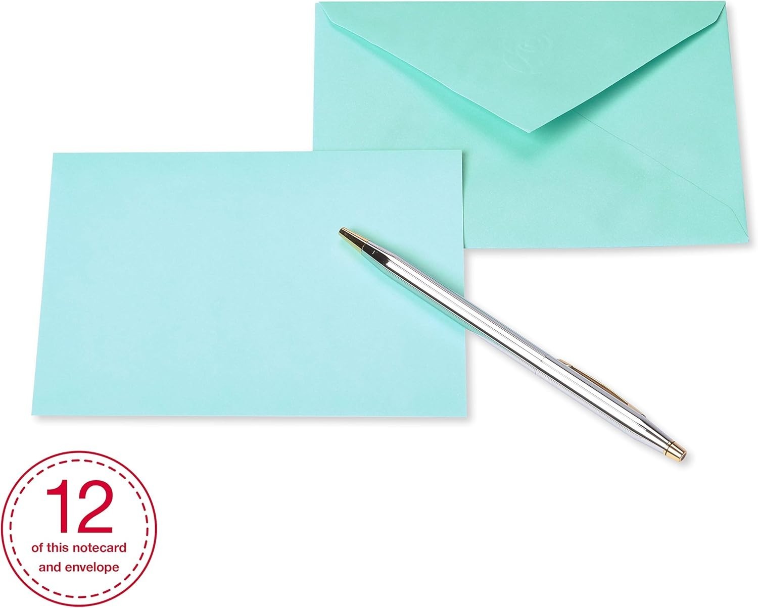 Single Panel Blank Cards Bulk with Envelopes, Pastel Colors 100-Count