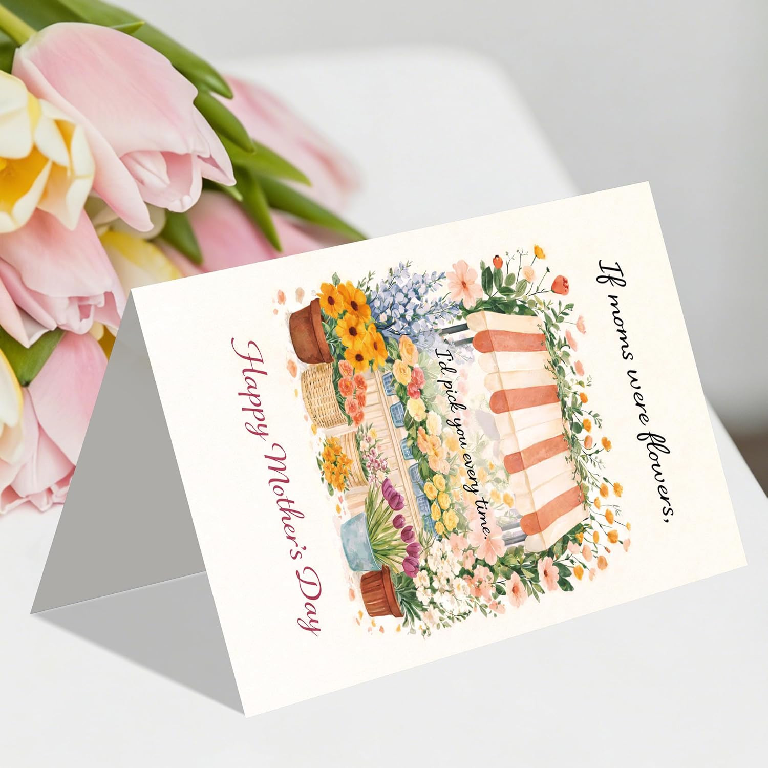 Mothers Day Card for Mom,Happy Mothers Day Cards Gifts from Daughter Son,Mother’