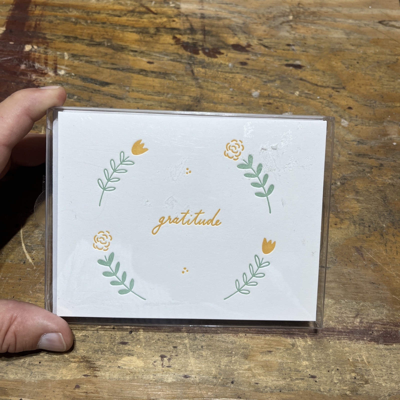 Thank You Cards-“Gratitude” Theme by Ink Meets Paper -12 Cards w/Envelopes