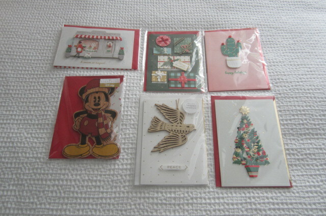 Lot of Six NEW Sealed Hallmark SIGNATURE Cards from Christmas 2021
