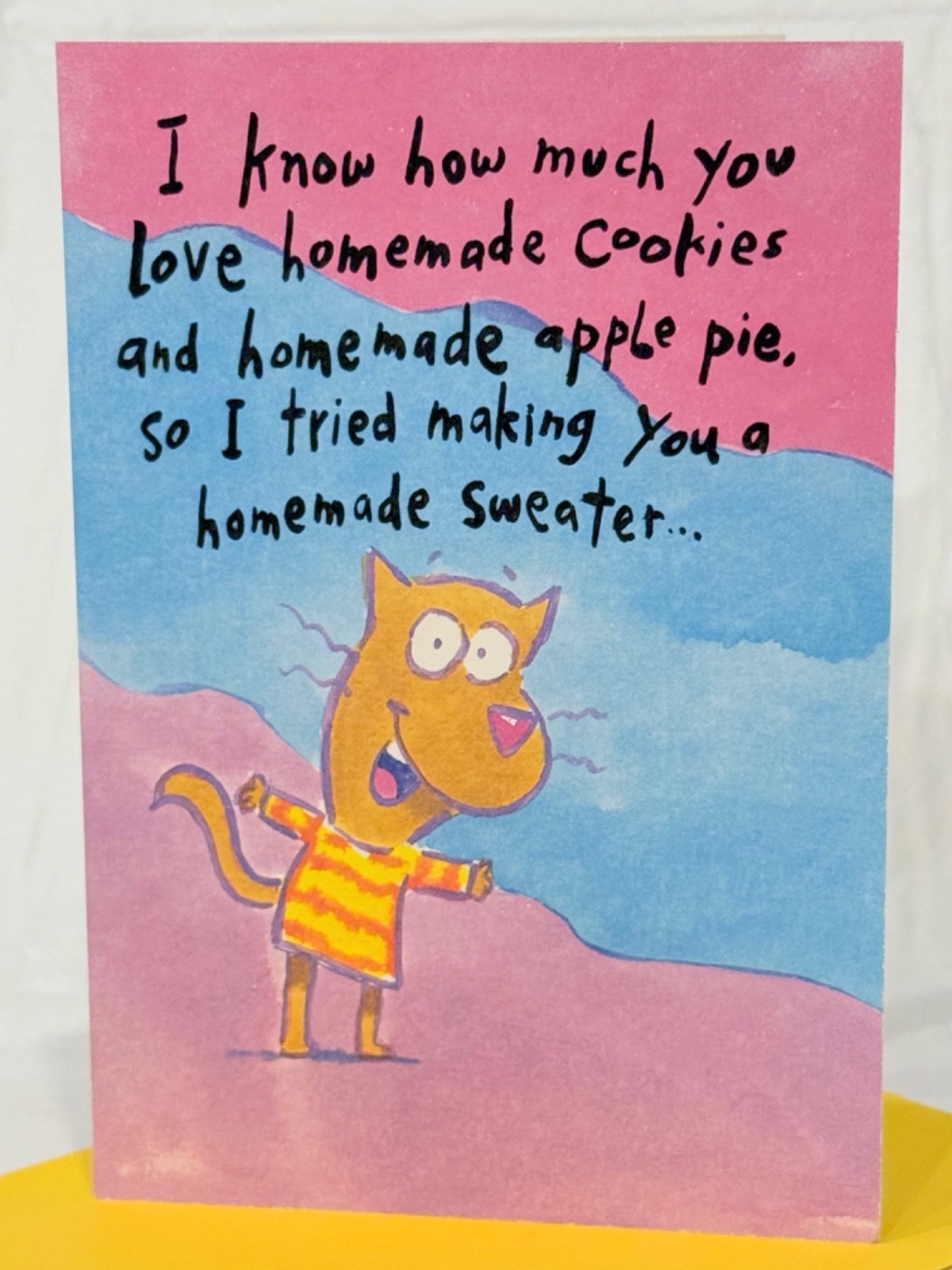 Vintage 9th Floor “I Know How Much You Love Homemade….” Birthday Greeting Card
