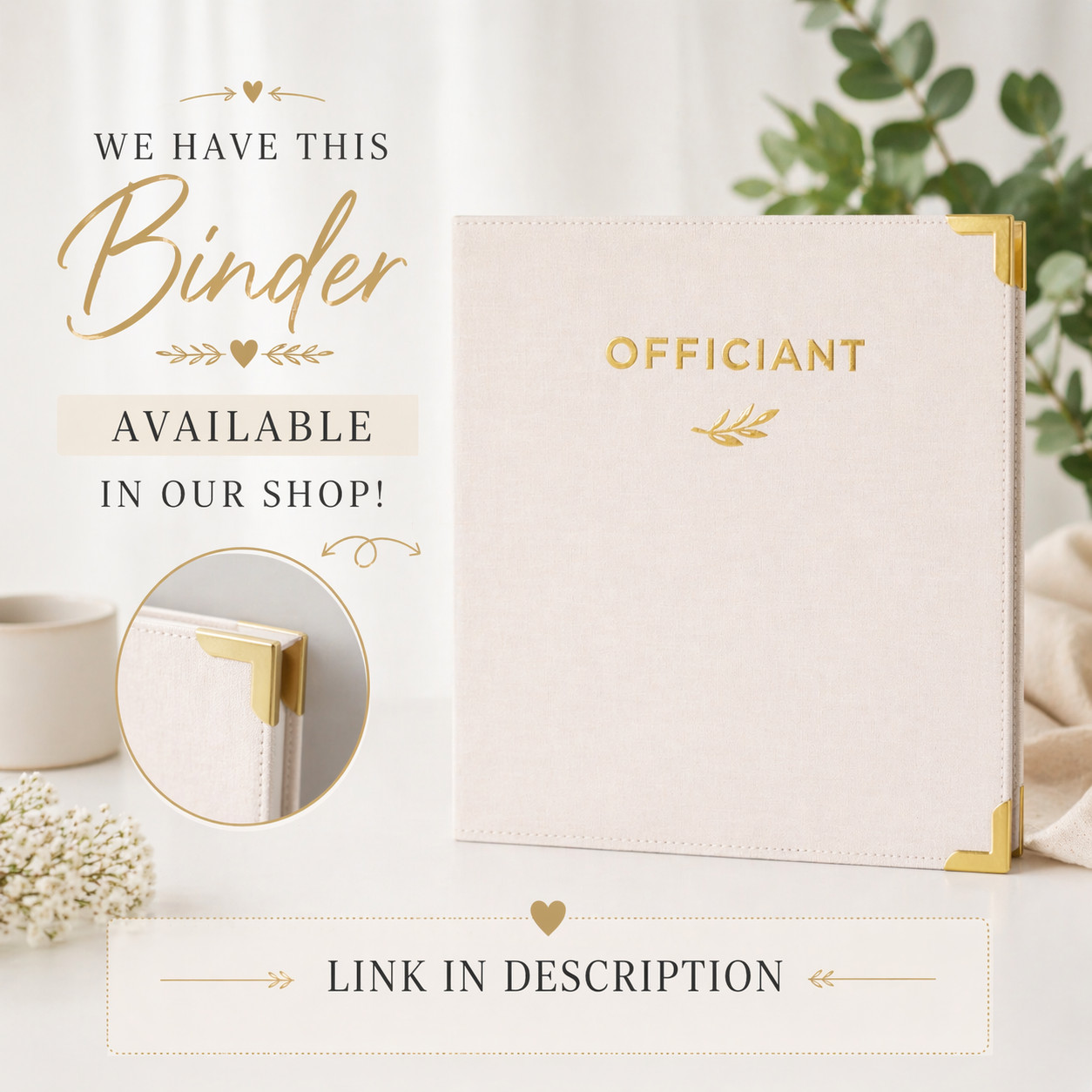 Wedding Officiant Proposal Card w/ Envelope- Will you be our Officiant?