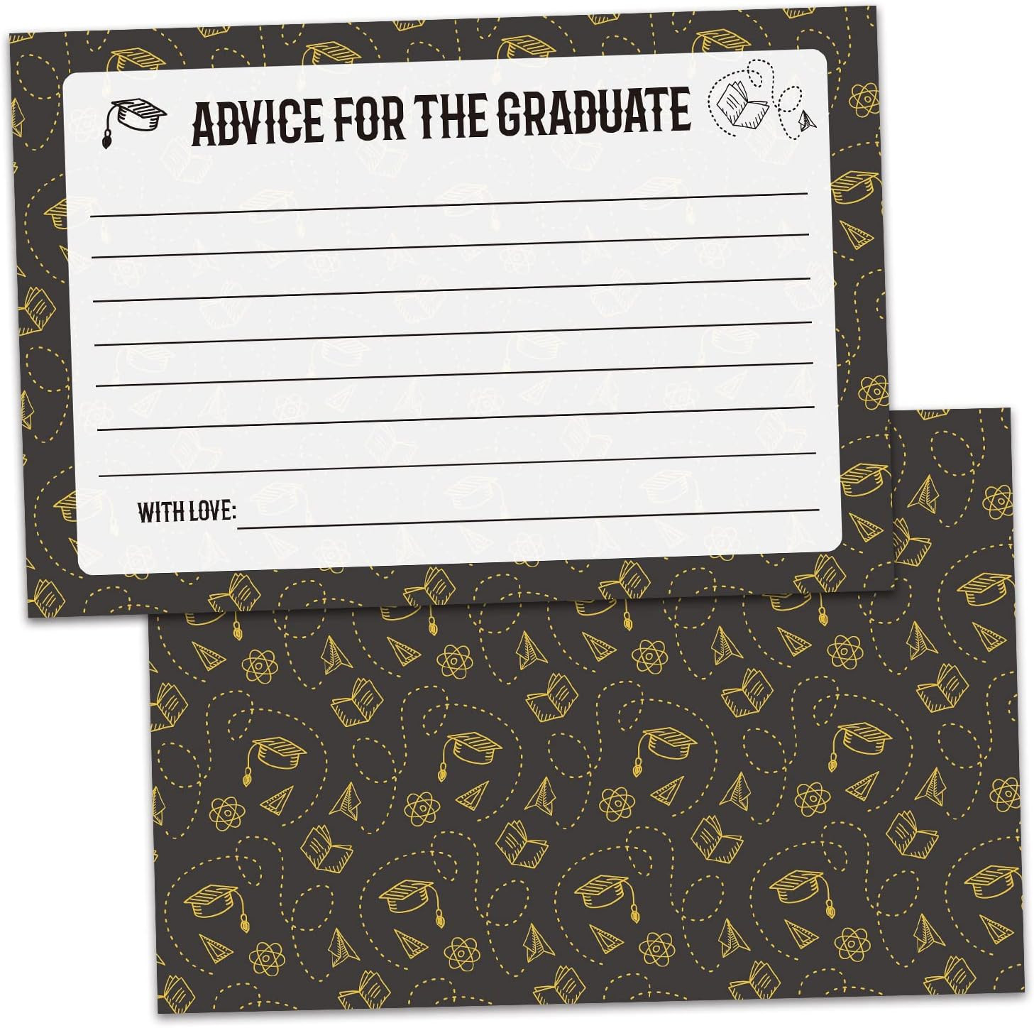 50 Pack Graduation Advice Cards – Advice for the Graduate, Graduation Party Supp