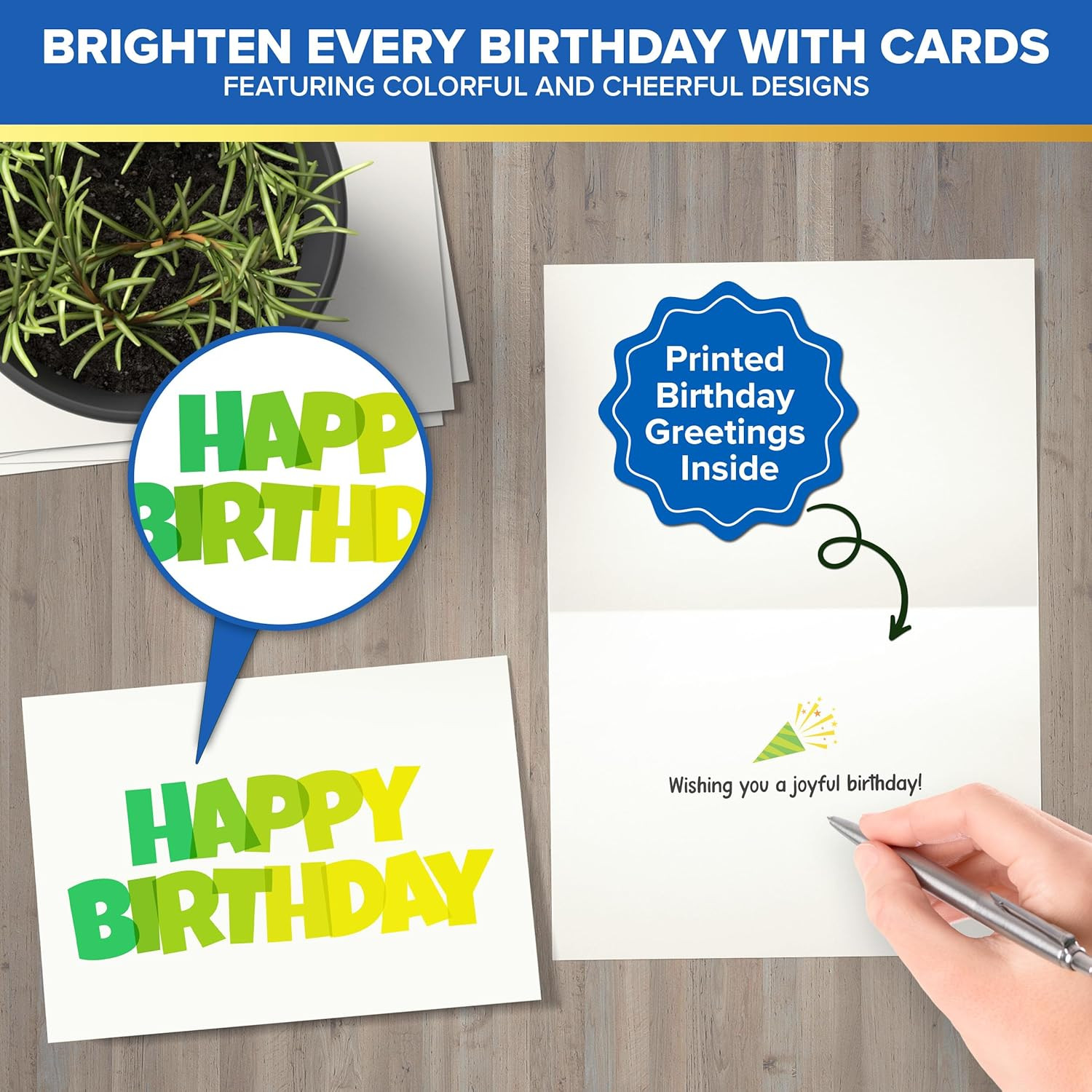50 Pack 6X4In Happy Birthday Cards for Kids Bulk with Envelopes and Stickers,…