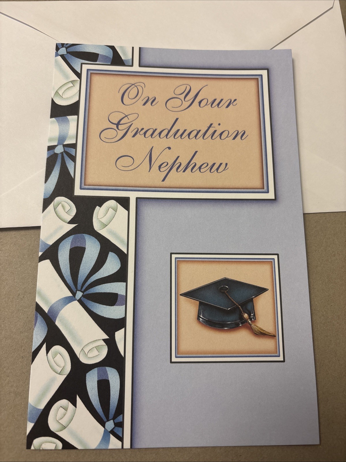 Graduation Nephew Best Wishes Graduate 5’x7.75″ Stockwell Greeting Card