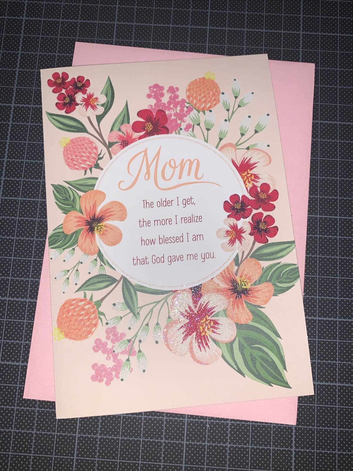 Hallmark DaySpring Mother’s Day Card: Floral Love Never Gives Up I’m So Blessed