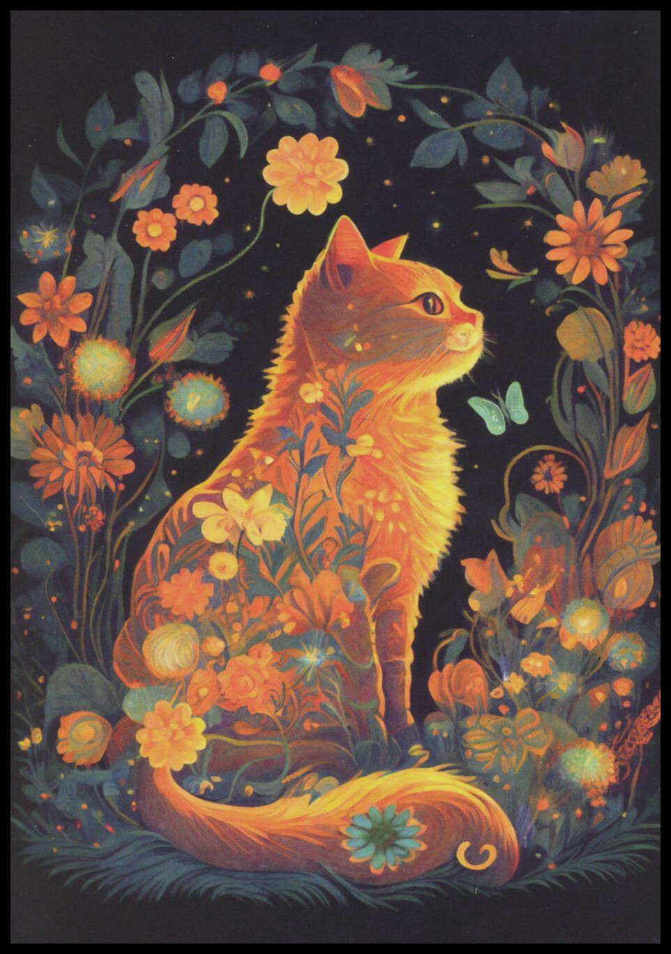 Greeting Card – Cat Kitten – JK Stewart – Friendship – 1033