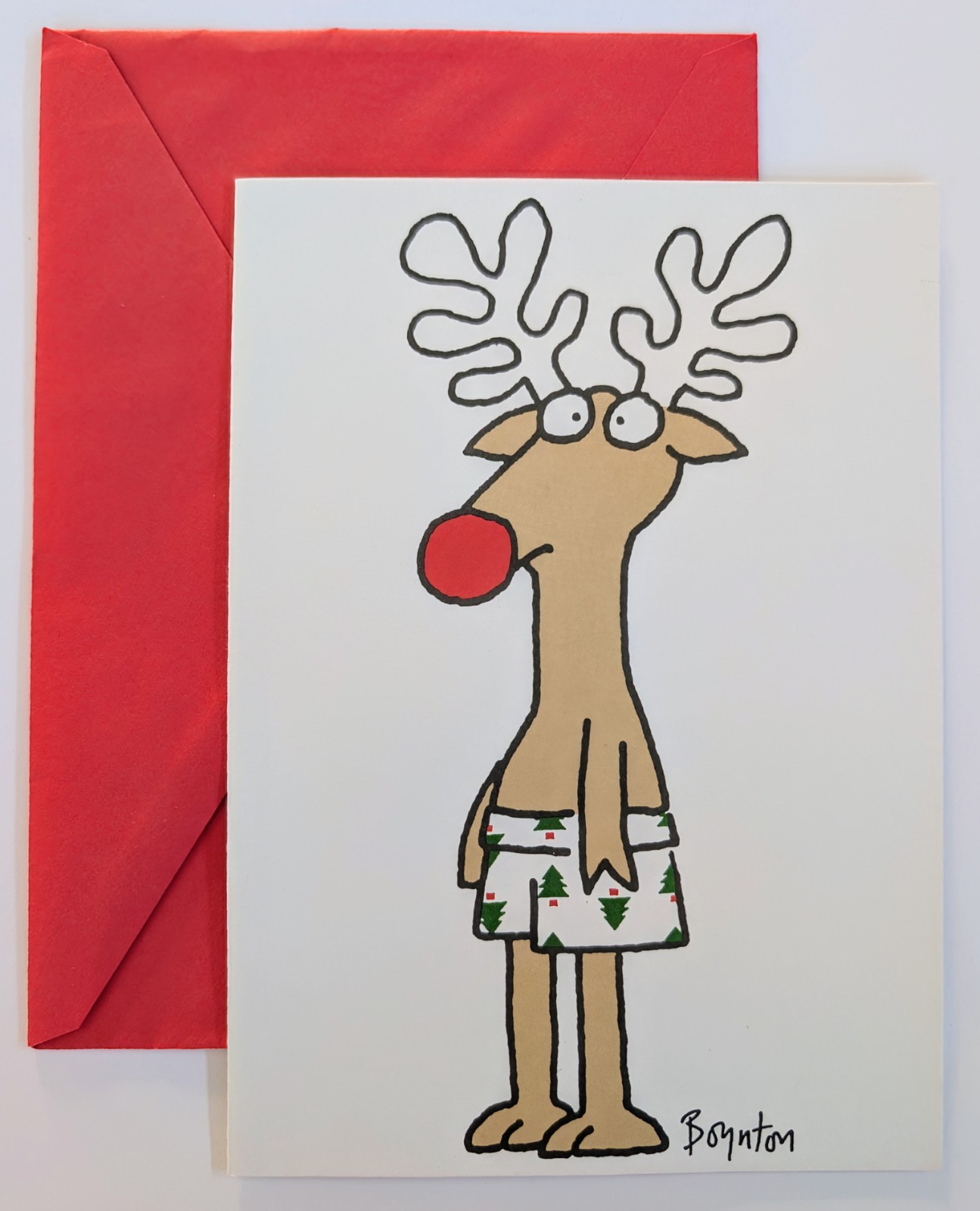 NEW Sandra Boynton Christmas Card IN BRIEF, MERRY CHRISTMAS 5.75″ x 8″ USA