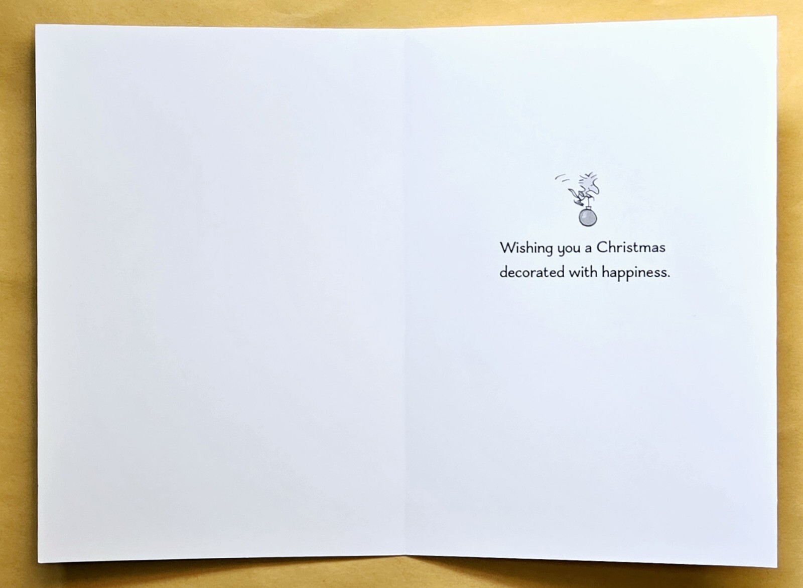 Peanuts “Snoopy & Friends” Merry Christmas Greeting Card (+Envelope 5×7″).