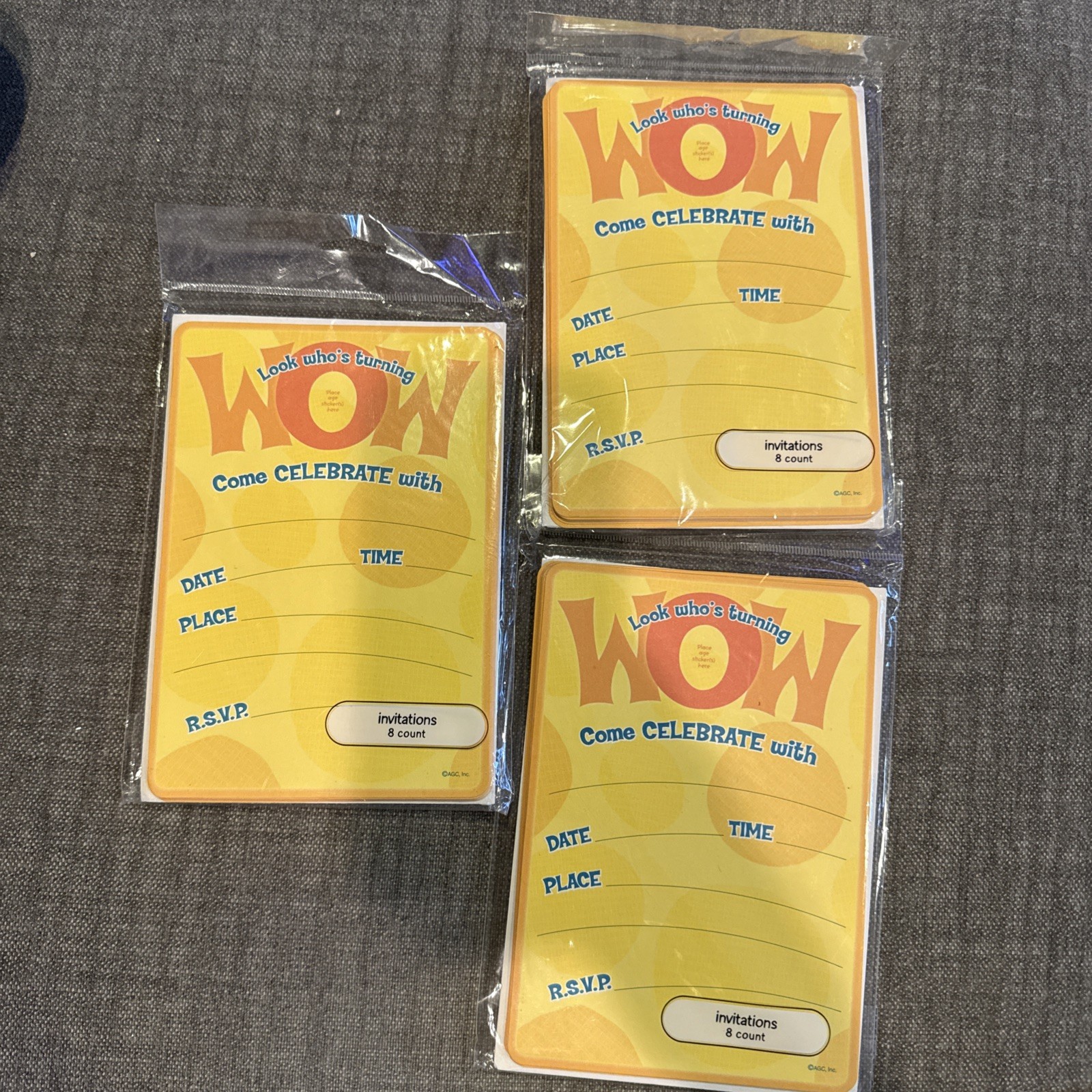 Children’s Birthday Invitations. Wow Look Who’s Turning? Fill In The Number. Lot