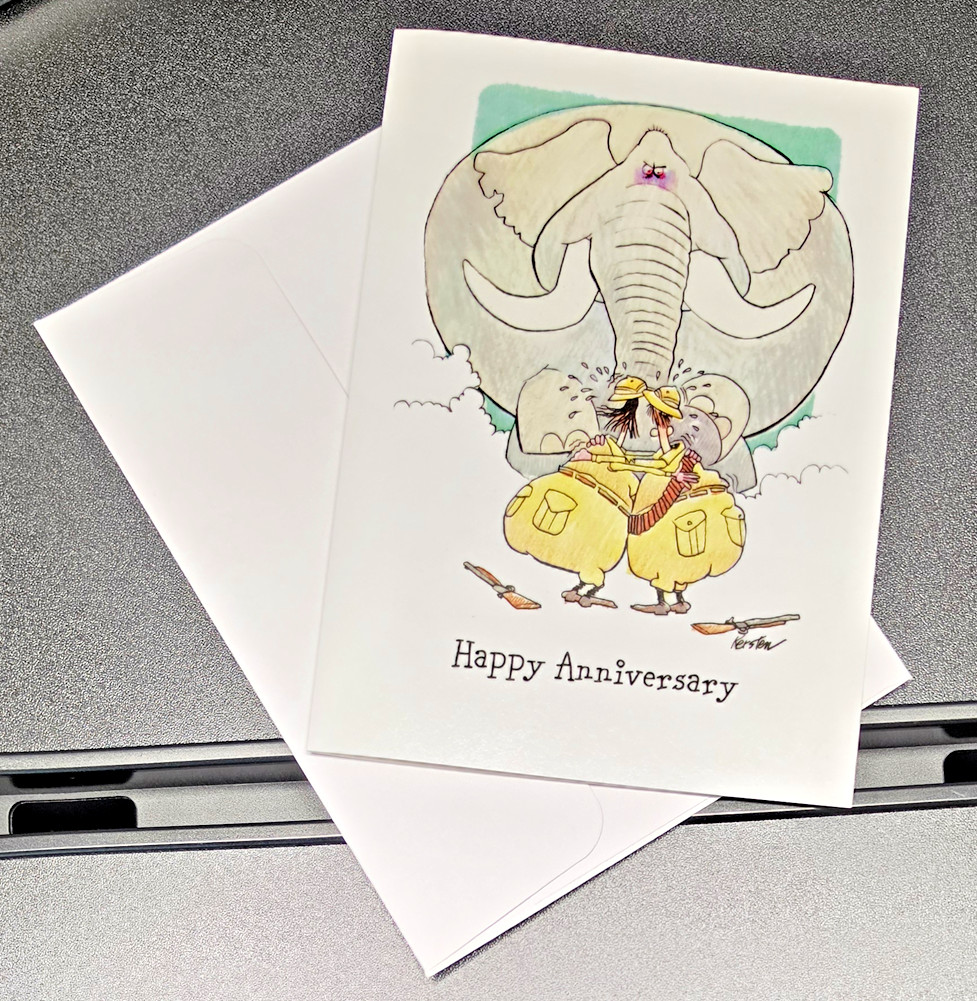 Happy Anniversary Card w Envelope Adult Humor Life Together Couple
