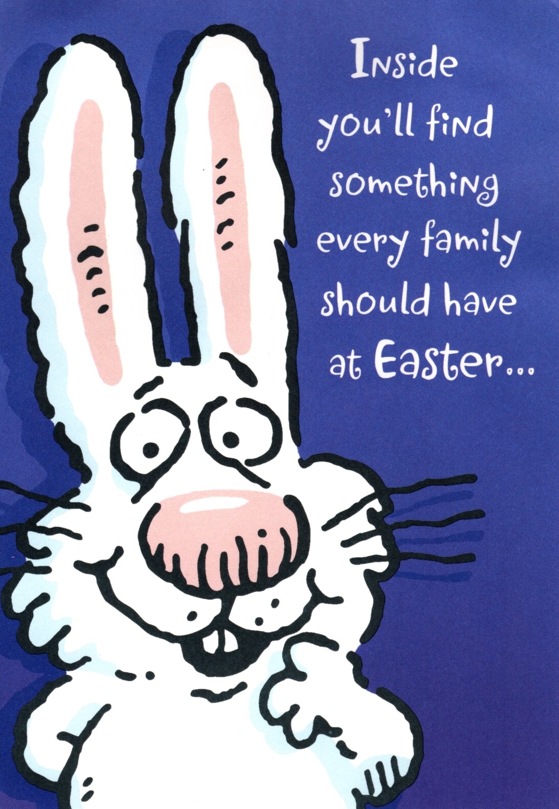 Funny Happy Easter To Great Parents Bunny Hallmark Greeting Card