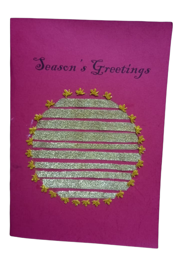 Christmas Season’s Greeting Card Creative KIDS Gifts Hand made VISIT SRI LANKA